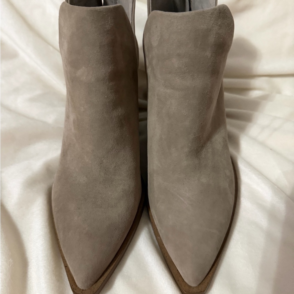 Vince Camuto Taupe Ankle Booties